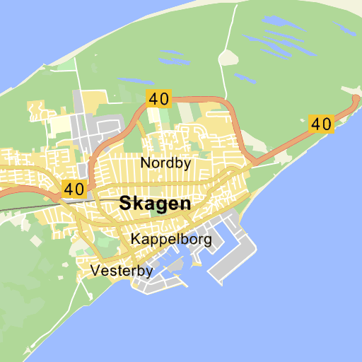 Skagen Kort Krak Skagen kort på Krak Skagen Kort Krak