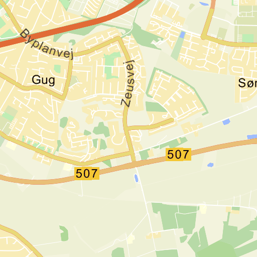 Egnsplanvej Kort AalbSø Egnsplanvej kort på Krak Egnsplanvej Kort