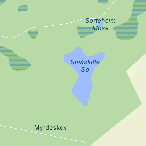 Allindelille Fredskov Kort Allindelille Fredskov kort på Krak Allindelille Fredskov Kort