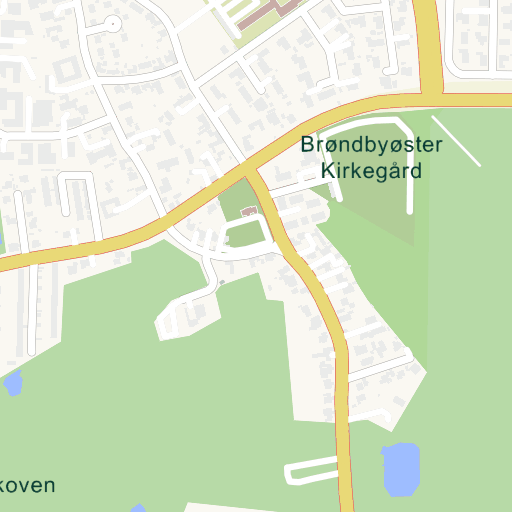 Kort Over BrøNdbyskoven Brøndbyskoven kort på Krak Kort Over BrøNdbyskoven